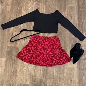 Beautiful Bright Red Skirt